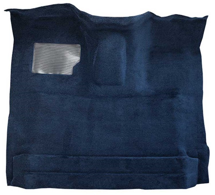 F9183712 1987-96 Ford F-Series Regular Cab w/ High Tunnel; Molded; Cutpile Carpet; Kit; Regatta Blue
