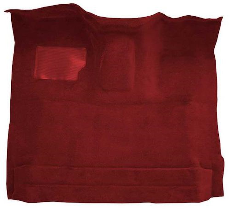 F9183721 1987-96 Ford F-Series Regular Cab w/ High Tunnel; Molded; Cutpile Carpet; Kit; Oxblood