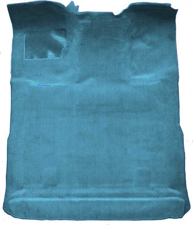 F9183803 1980-97 Ford F-Series Extra Cab w/ Low Tunnel; Molded; Cutpile Carpet; Kit; Blue