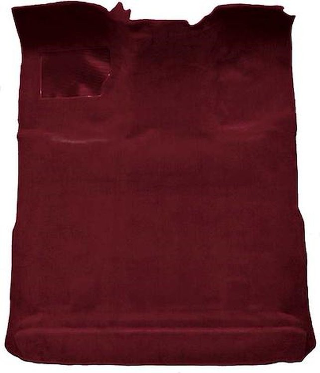 F9183815 1980-97 Ford F-Series Extra Cab w/ Low Tunnel; Molded; Cutpile Carpet; Kit; Maroon
