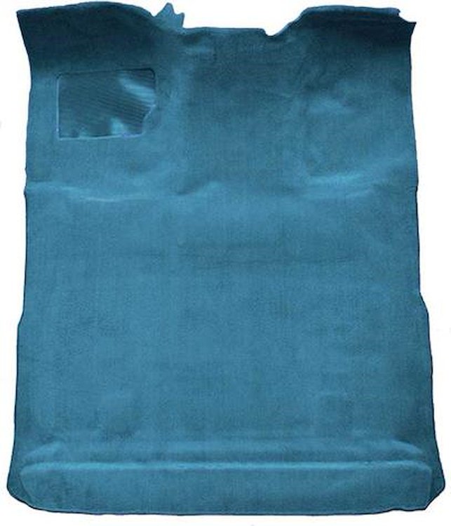F9183831 1980-97 Ford F-Series Extra Cab w/ Low Tunnel; Molded; Cutpile Carpet; Kit; Blue