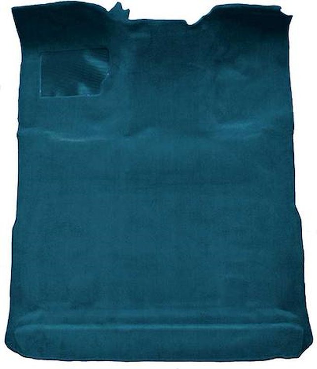 F9183841 1980-97 Ford F-Series Extra Cab w/ Low Tunnel; Molded; Cutpile Carpet; Kit; Ocean Blue/Bright Blue