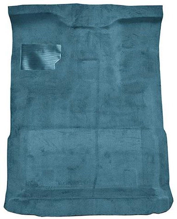 F9183903 1980-86 Ford F-Series Extra Cab w/ High Tunnel; Molded; Cutpile Carpet; Kit; Blue