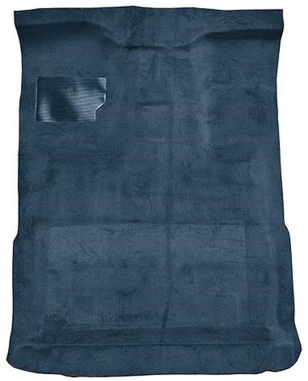 F9183904 1980-86 Ford F-Series Extra Cab w/ High Tunnel; Molded; Cutpile Carpet; Kit; Federal Blue