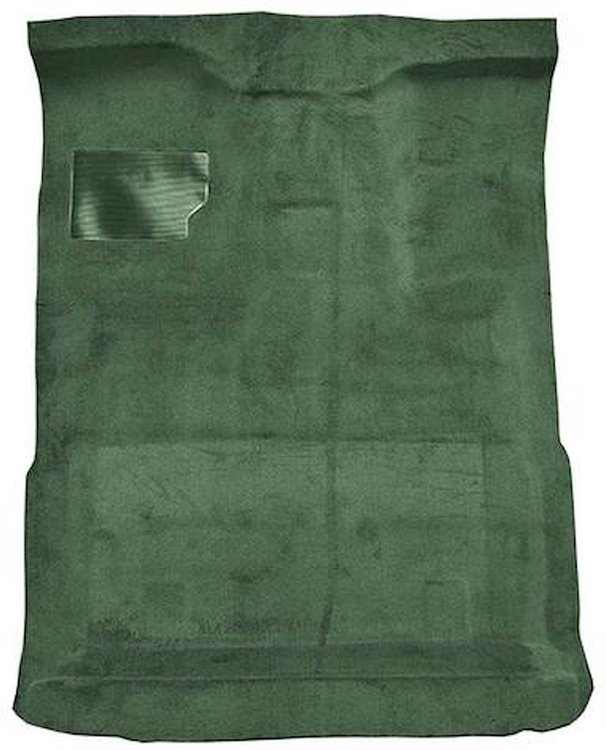 F9183919 1980-86 Ford F-Series Extra Cab w/ High Tunnel; Molded; Cutpile Carpet; Kit; Sage Green