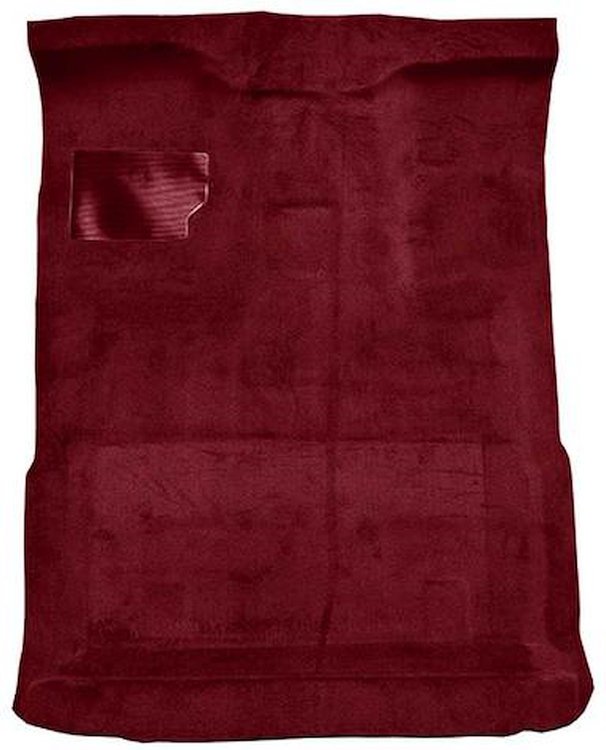 F9183921 1980-86 Ford F-Series Extra Cab w/ High Tunnel; Molded; Cutpile Carpet; Kit; Oxblood