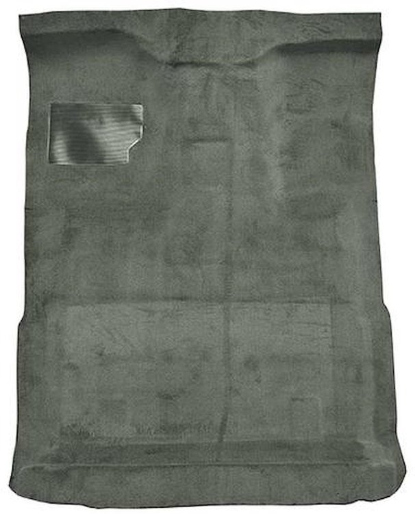 F9183925 1980-86 Ford F-Series Extra Cab w/ High Tunnel; Molded; Cutpile Carpet; Kit; Medium Gray