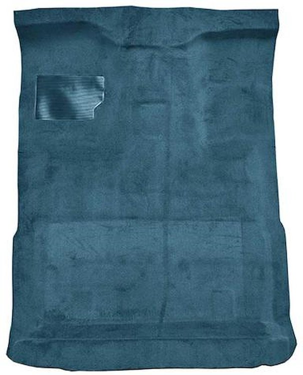 F9183931 1980-86 Ford F-Series Extra Cab w/ High Tunnel; Molded; Cutpile Carpet; Kit; Blue