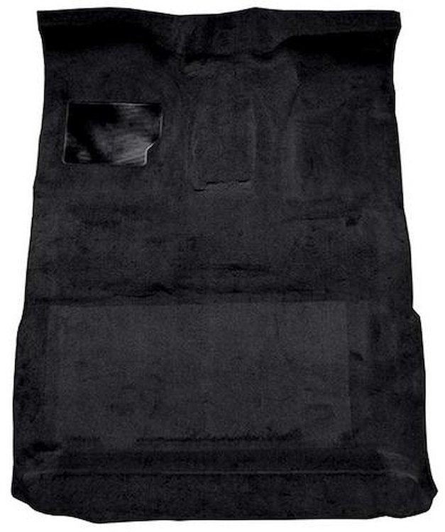 F9184001 1987-96 Ford F-Series Extra Cab w/ High Tunnel; Molded; Cutpile Carpet; Kit; Black