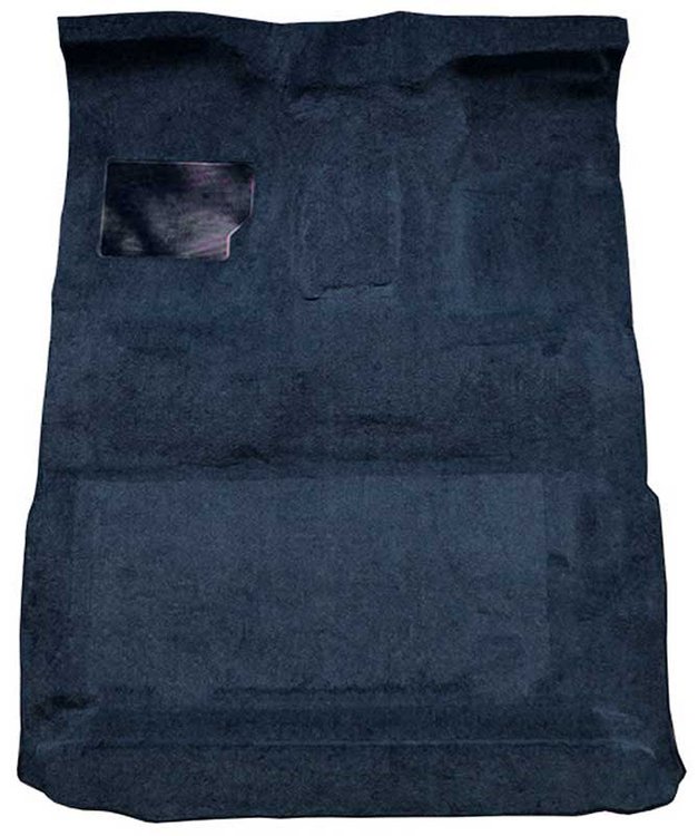 F9184012 1987-96 Ford F-Series Extra Cab w/ High Tunnel; Molded; Cutpile Carpet; Kit; Regatta Blue