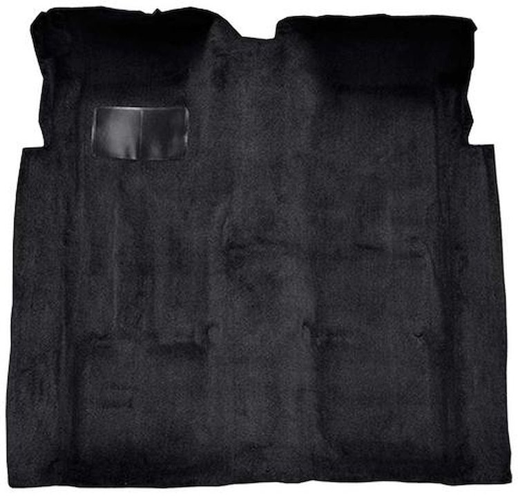 F9184201 1972-73 Ford Ranchero w/ Column Shift; Molded Loop Carpet; Kit; Black