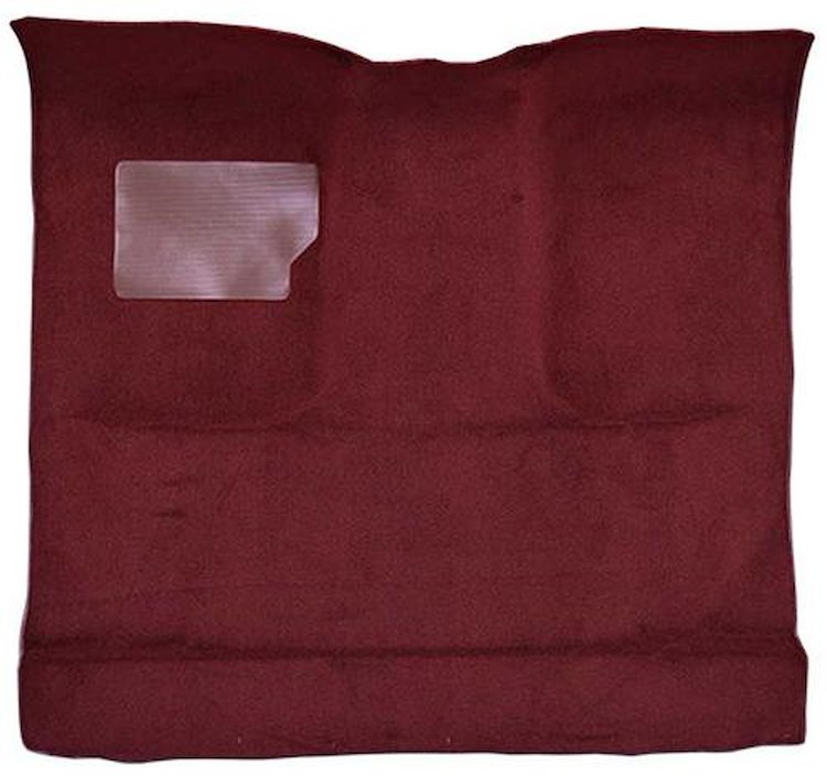 F9184715 1974-79 F-100/F-150 Regular Cab w/ Low Tunnel; Molded; Cutpile Carpet; Kit; Maroon