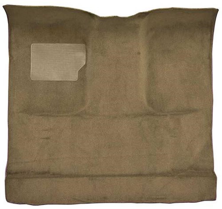 F9184718 1974-79 F-100/F-150 Regular Cab w/ Low Tunnel; Molded; Cutpile Carpet; Kit; Dark Saddle