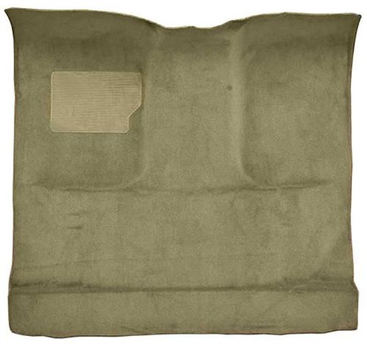 F9184844 1965-73 Ford F-Series Regular Cab Truck w/ Low Tunnel; Molded Loop Carpet; Kit; Fawn Sandalwood