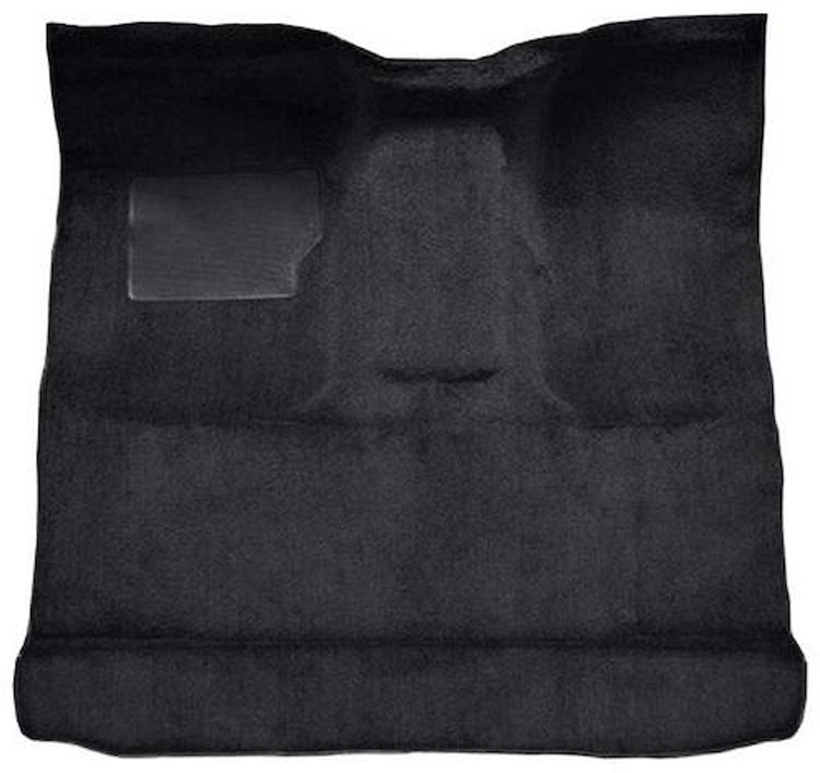 F9185001 1974-79 Ford F-Series Regular Cab w/ High Tunnel; Molded; Cutpile Carpet; Kit; Black