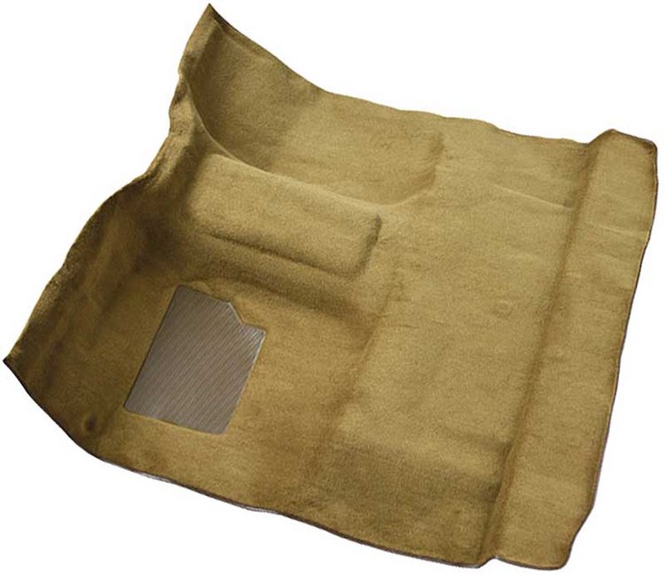 F9185005 1974-79 Ford F-Series Regular Cab w/ High Tunnel; Molded; Cutpile Carpet; Kit; Gold