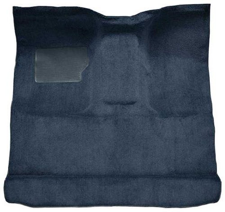 F9185112 1965-73 Ford F-Series Regular Cab Truck w/ High Tunnel; Molded Loop Carpet; Dark Blue