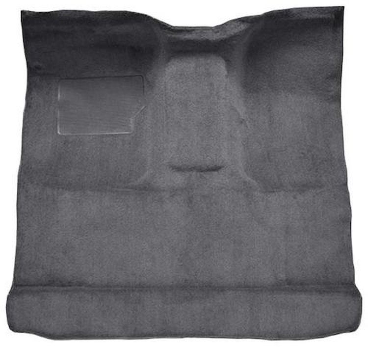 F9185147 1965-73 Ford F-Series Regular Cab Truck w/ High Tunnel; Molded Loop Carpet; Gunmetal Gray