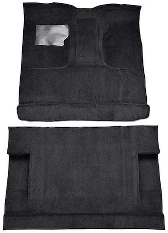 F9185601 1973 Ford F-250/F-350 Crew Cab; High TunnelLoop Carpet; Kit; Black