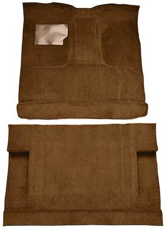 F9185618 1973 Ford F-250/F-350 Crew Cab; High TunnelLoop Carpet; Kit; Dark Saddle