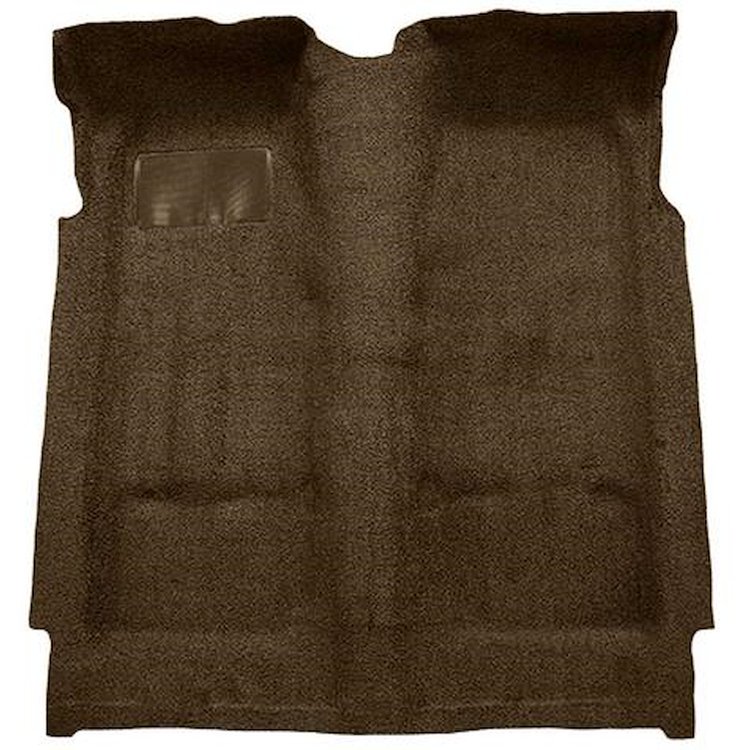 F9185830 1972-73 Torino/Gran Torino 2-Door w/ Column Shift; Molded Loop Carpet; Kit; Dark Brown