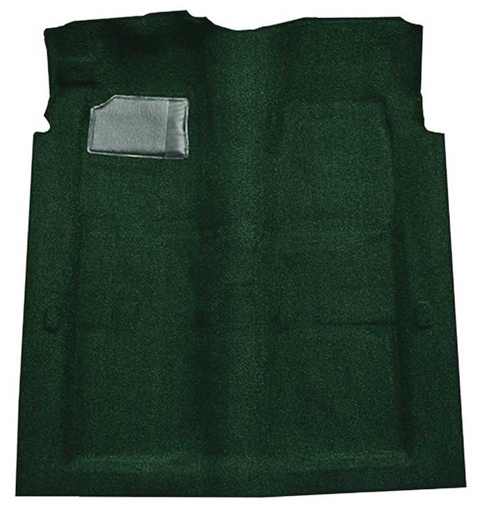 F9187213 1969-70 Ford Galaxie/LTD 2-Door w/ Column Shift - Loop Carpet Kit - Dark Green