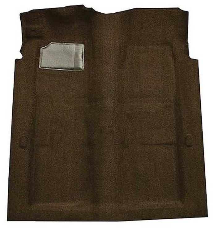 F9187230 1969-70 Ford Galaxie/LTD 2-Door w/ Column Shift - Loop Carpet Kit - Dark Brown
