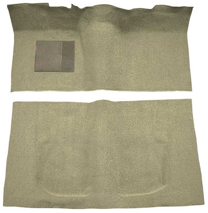 F9190044 1960-64 Galaxie/Fairlane 2-Door w/ Flat Front & Column Shift - Loop Carpet Kit - Fawn Sandalwood