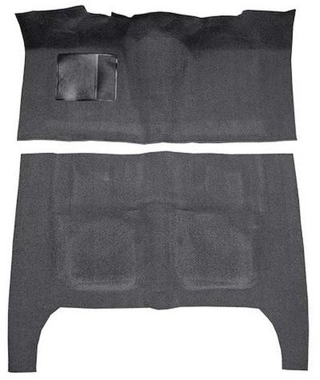 F9190147 1960-64 Fairlane/Galaxie 4-Door Hardtop/Sedan/Wagon; Flat Front Short Rear; Loop Carpet; Kit; Gunmetal Gray