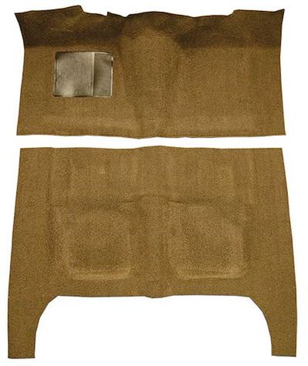 F9190169 1960-64 Fairlane/Galaxie 4-Door Hardtop/Sedan/Wagon; Flat Front Short Rear; Loop Carpet; Kit; Medium Saddle