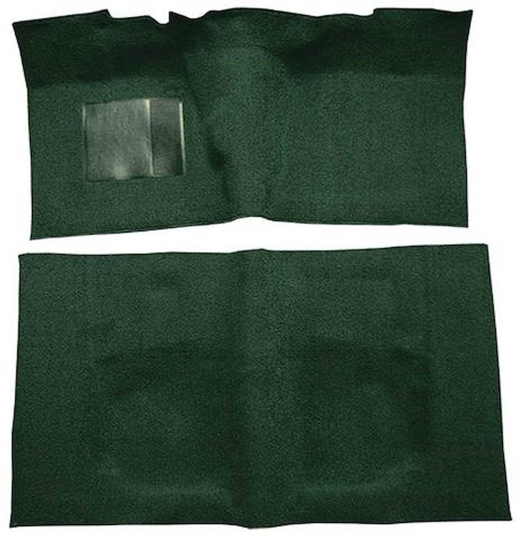 F9190313 1960-64 Fairlane/Galaxie 2-Door w/ Flat Front & Floor Shift - Loop Carpet Kit - Dark Green