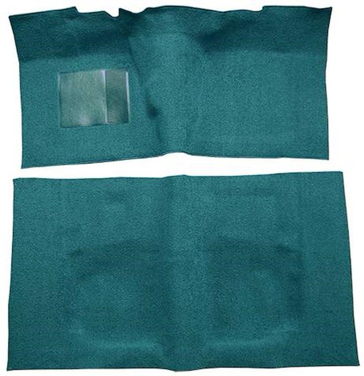 F9190316 1960-64 Fairlane/Galaxie 2-Door w/ Flat Front & Floor Shift - Loop Carpet Kit - Dark Teal