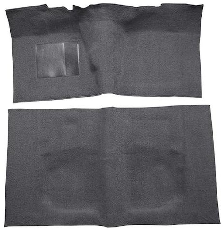 F9190347 1960-64 Fairlane/Galaxie 2-Door w/ Flat Front & Floor Shift - Loop Carpet Kit - Gunmetal Gray
