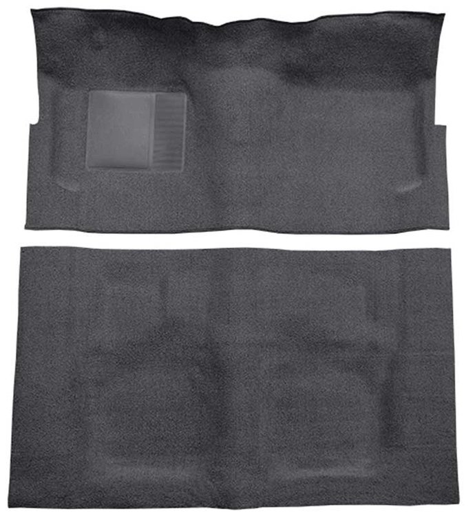 F9190547 1960-64 Galaxie/Fairlane 2-Door w/ Footwells & Column Shift - Loop Carpet Kit - Gunmetal Gray