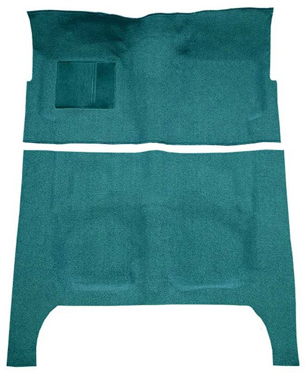 F9190606 1960-64 Fairlane/Galaxie 4-Door w/ Foot Wells and Column Shift - Loop Carpet Kit - Aqua