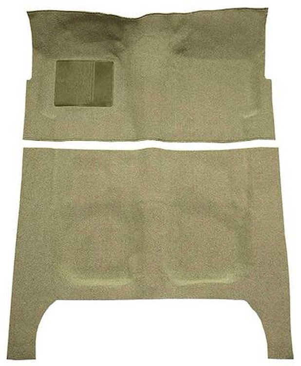 F9190644 1960-64 Fairlane/Galaxie 4-Door w/ Foot Wells and Column Shift - Loop Carpet Kit - Fawn Sandalwood