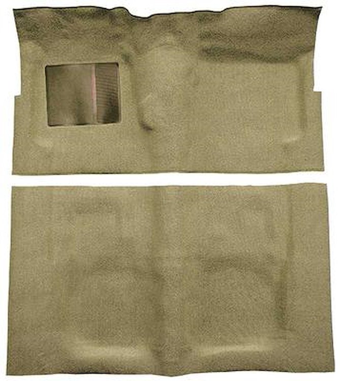 F9190844 1960-64 Fairlane/Galaxie 2-Door w/ Foot Wells & Floor Shift - Loop Carpet Kit - Fawn Sandalwood