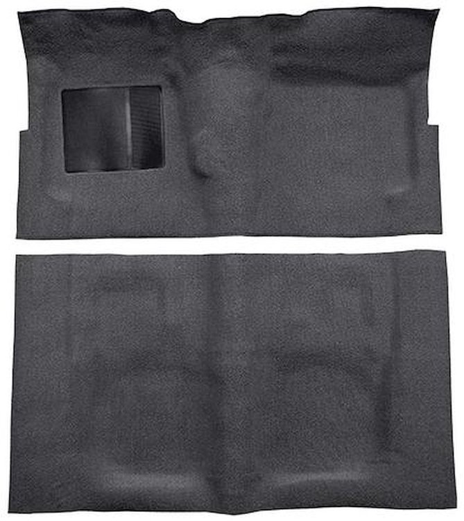 F9190847 1960-64 Fairlane/Galaxie 2-Door w/ Foot Wells & Floor Shift - Loop Carpet Kit - Gunmetal Gray