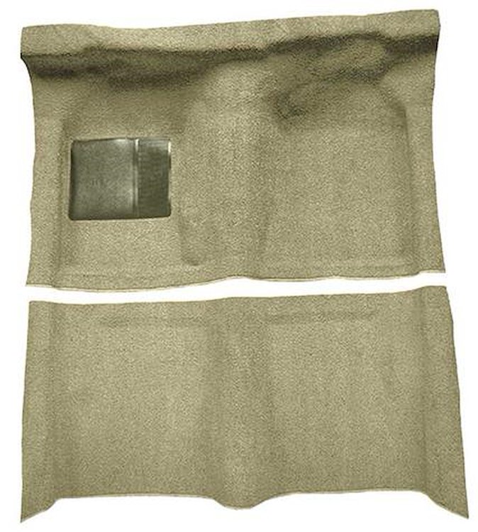 F9190944 1963-65 Falcon/Comet 2-Door Hardtop/1960-65 Ranchero w/ Column Shift; Molded Loop Carpet; Kit; Fawn Sandalwood
