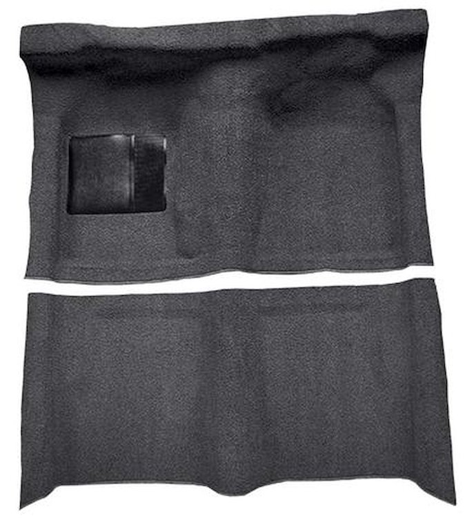 F9190957 1963-65 Falcon/Comet 2-Door Hardtop/1960-65 Ranchero w/ Column Shift; Molded Loop Carpet; Kit; Charcoal