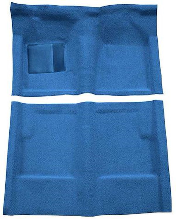 F9191062 1960-65 Falcon/Comet 2/4-Door Sedan w/ Column Shift; Molded Loop Carpet; Kit; Ford Blue
