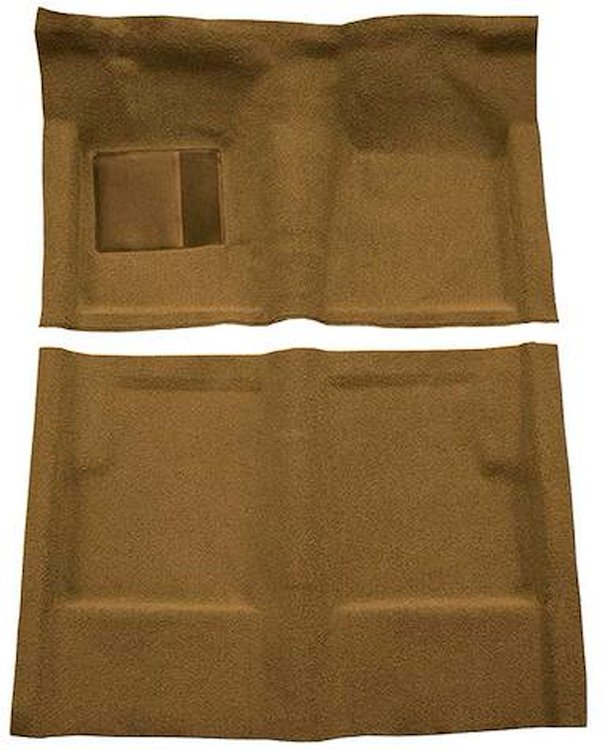 F9191069 1960-65 Falcon/Comet 2/4-Door Sedan w/ Column Shift; Molded Loop Carpet; Kit; Medium Saddle
