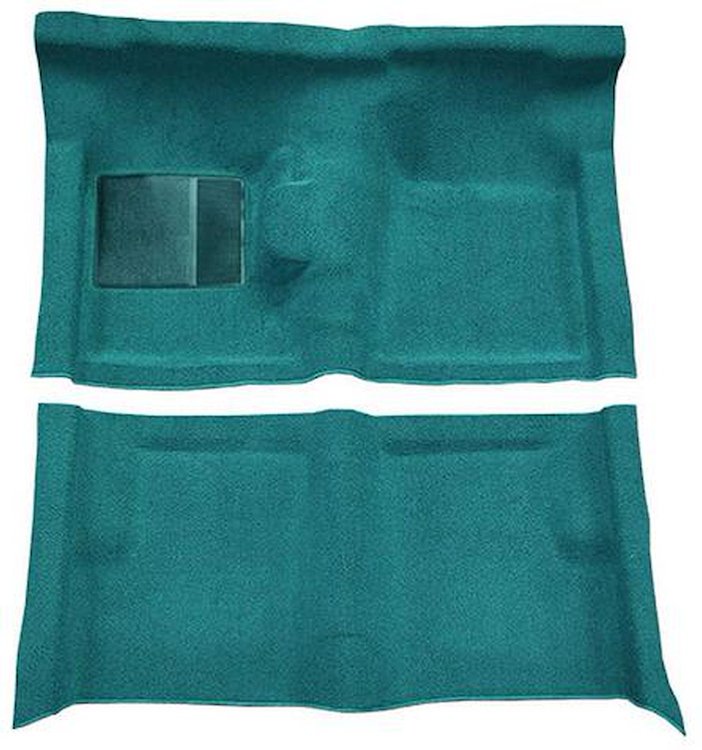 F9191106 1963-65 Falcon/Comet 2-Door Hardtop/1960-65 Ranchero w/ Floor Shift - Molded Loop - Aqua