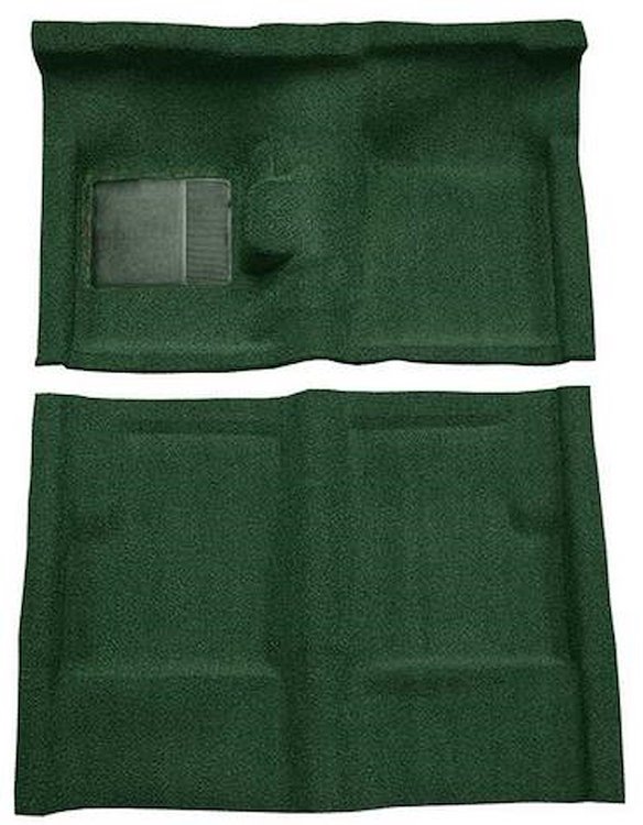 F9191213 1960-65 Falcon/Comet 2/4-Door Sedan V8 w/ Floor Shift; Molded Loop Carpet; Kit; Dark Green