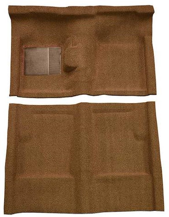 F9191218 1960-65 Falcon/Comet 2/4-Door Sedan V8 w/ Floor Shift; Molded Loop Carpet; Kit; Dark Saddle
