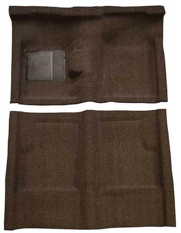 F9191230 1960-65 Falcon/Comet 2/4-Door Sedan V8 w/ Floor Shift; Molded Loop Carpet; Kit; Dark Brown
