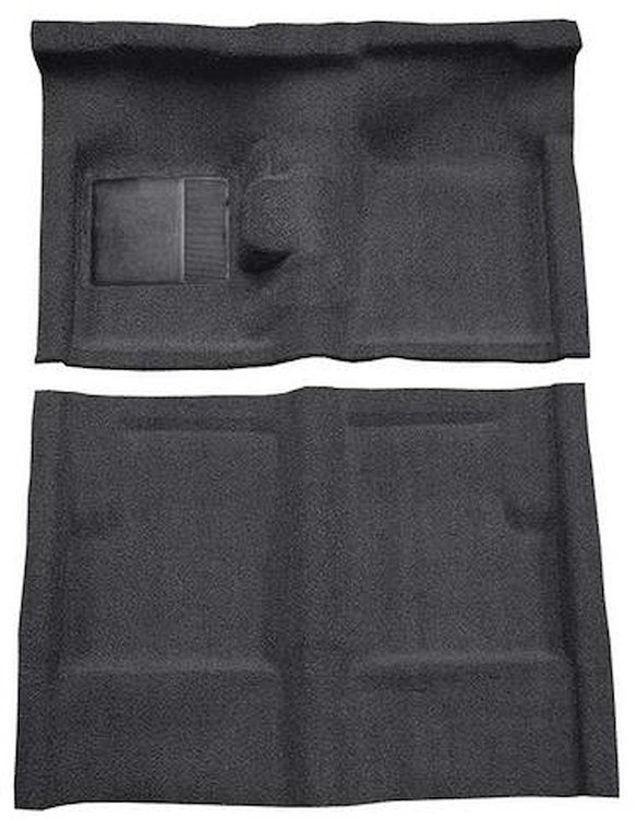 F9191257 1960-65 Falcon/Comet 2/4-Door Sedan V8 w/ Floor Shift; Molded Loop Carpet; Kit; Charcoal