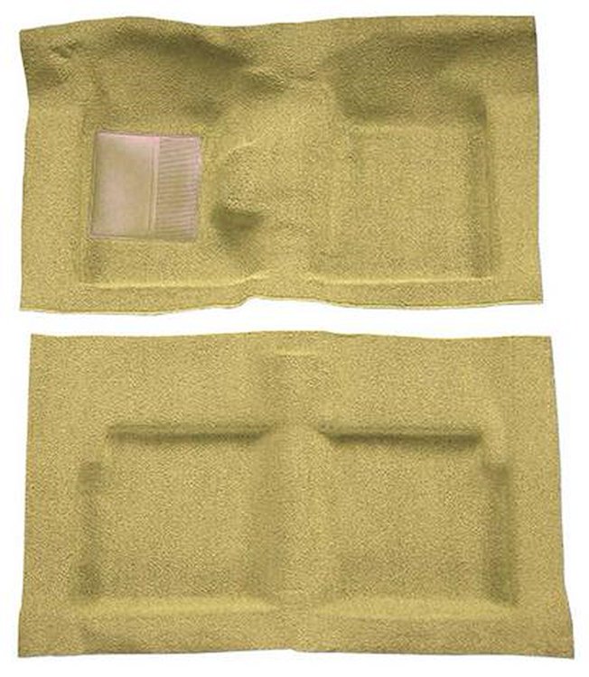 F9191409 1963-65 Falcon/Comet 2-Door Convertible V8 w/ Floor Shift; Molded Loop Carpet; Kit; Ivy Gold