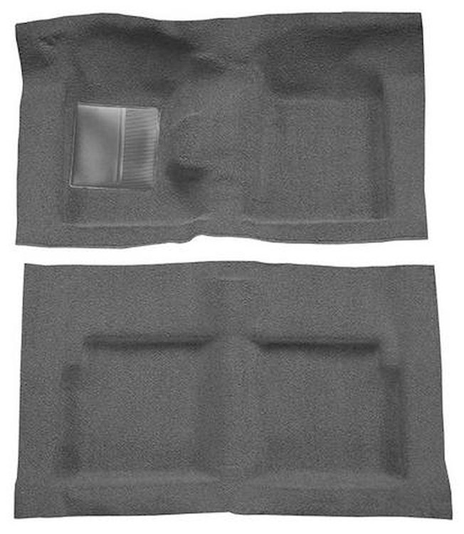 F9191447 1963-65 Falcon/Comet 2-Door Convertible V8 w/ Floor Shift; Molded Loop Carpet; Kit; Gunmetal Gray