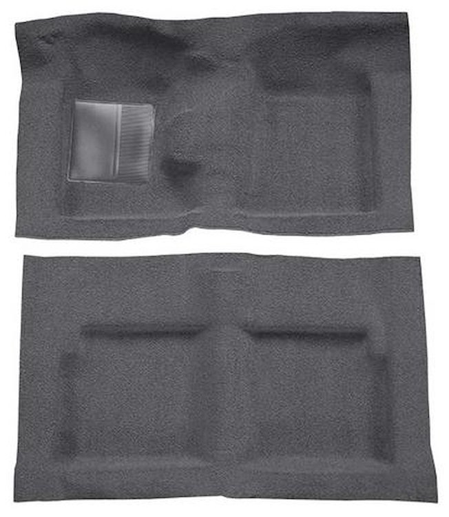 F9191457 1963-65 Falcon/Comet 2-Door Convertible V8 w/ Floor Shift; Molded Loop Carpet; Kit; Charcoal